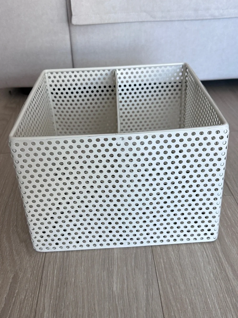 NEAT Method Perforated Steel 10” Basket - Pantry, Office, Kitchen